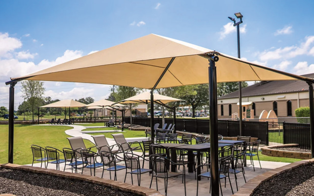 Show Me Pools - Square Shade Structure